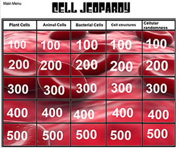 Cell Jeopardy Slide